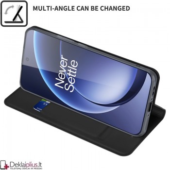 Dux Ducis Skin Pro dirbtinės odos dėklas - juodas (Oneplus 15) Dux Ducis Skin Pro dirbtinės odos dėklas - juodas (Oneplus 15)
